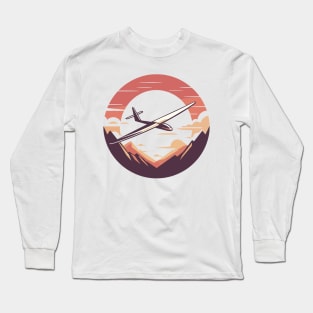 Glider Sailplane Biplane Long Sleeve T-Shirt